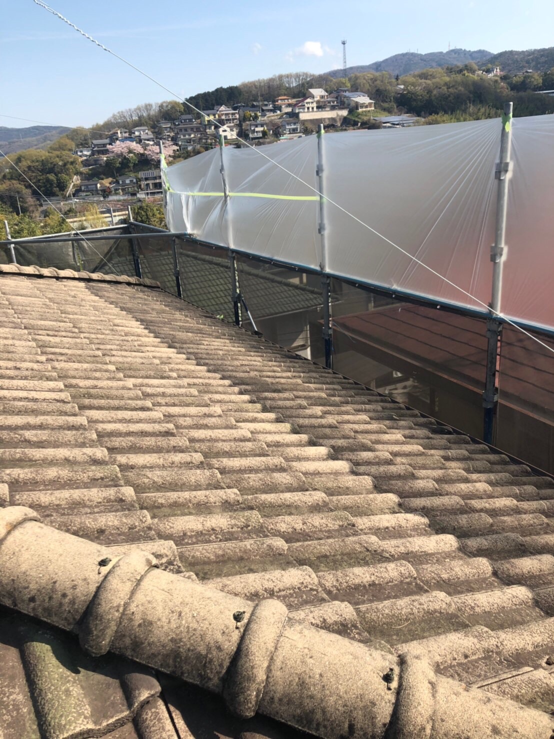 早島町　屋根塗装工事