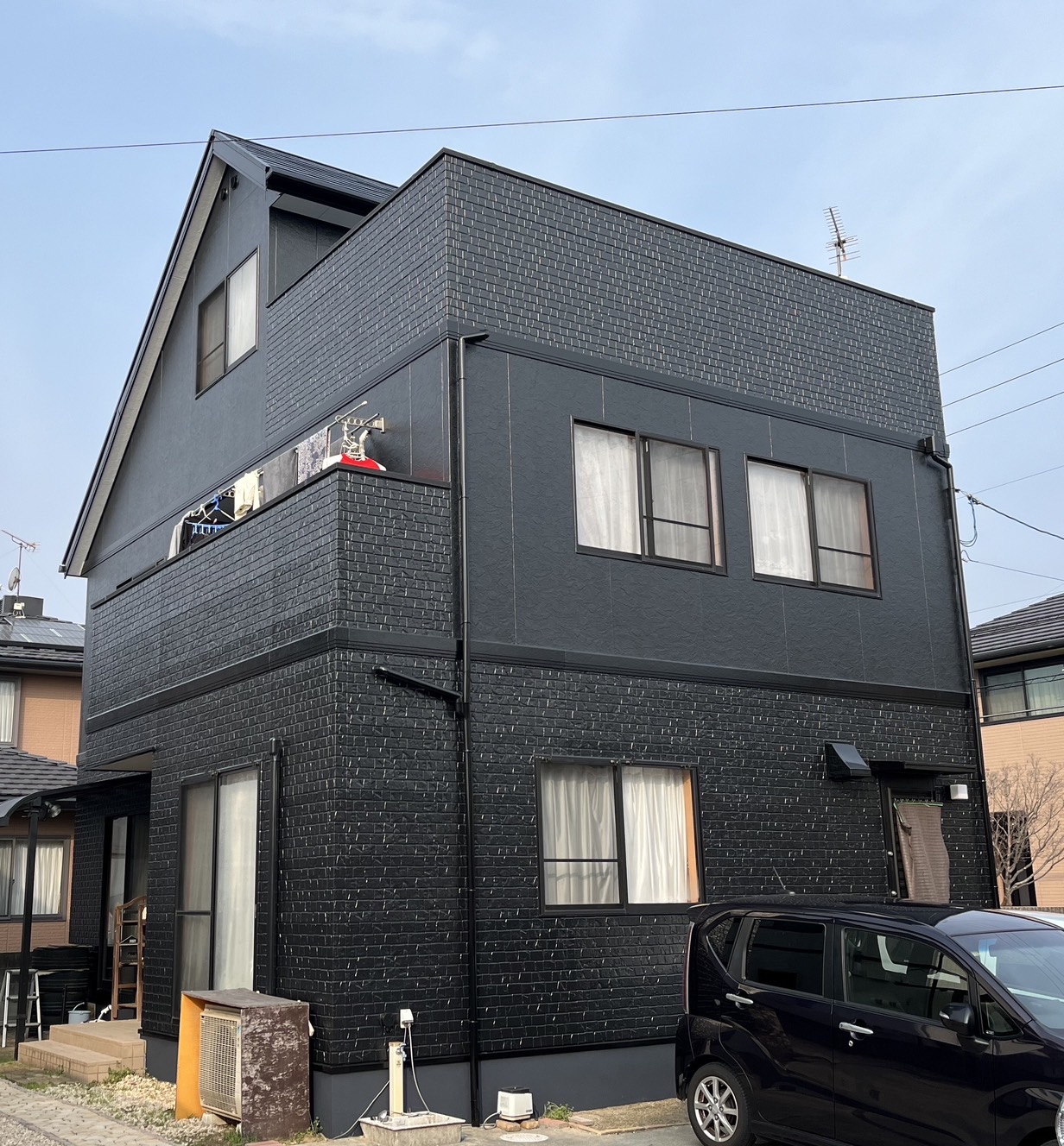 総社市　屋根・外壁塗装・ベランダ防水工事