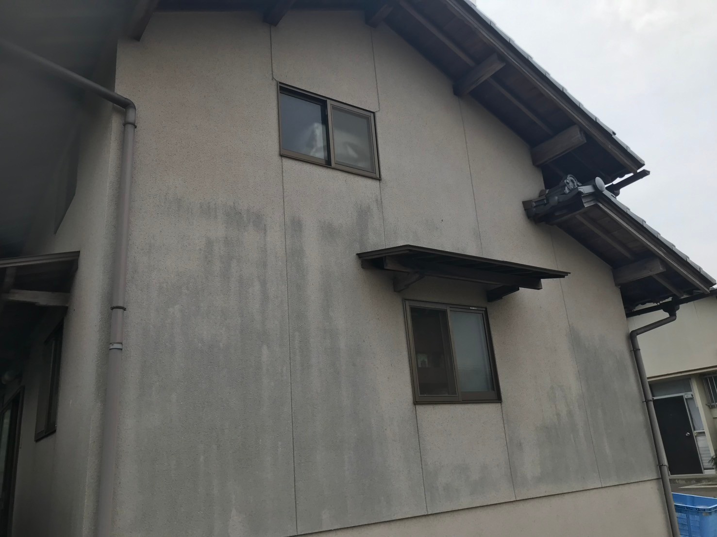 外壁塗装の現地調査に伺いました