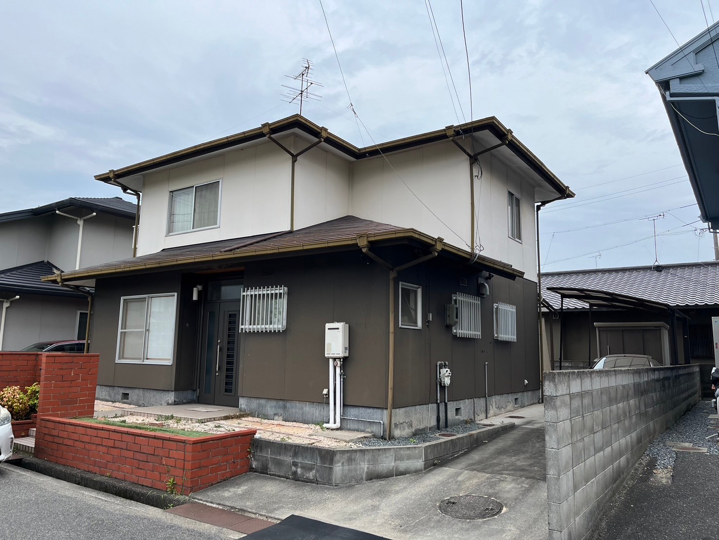 施工事例　外壁塗装＆お庭