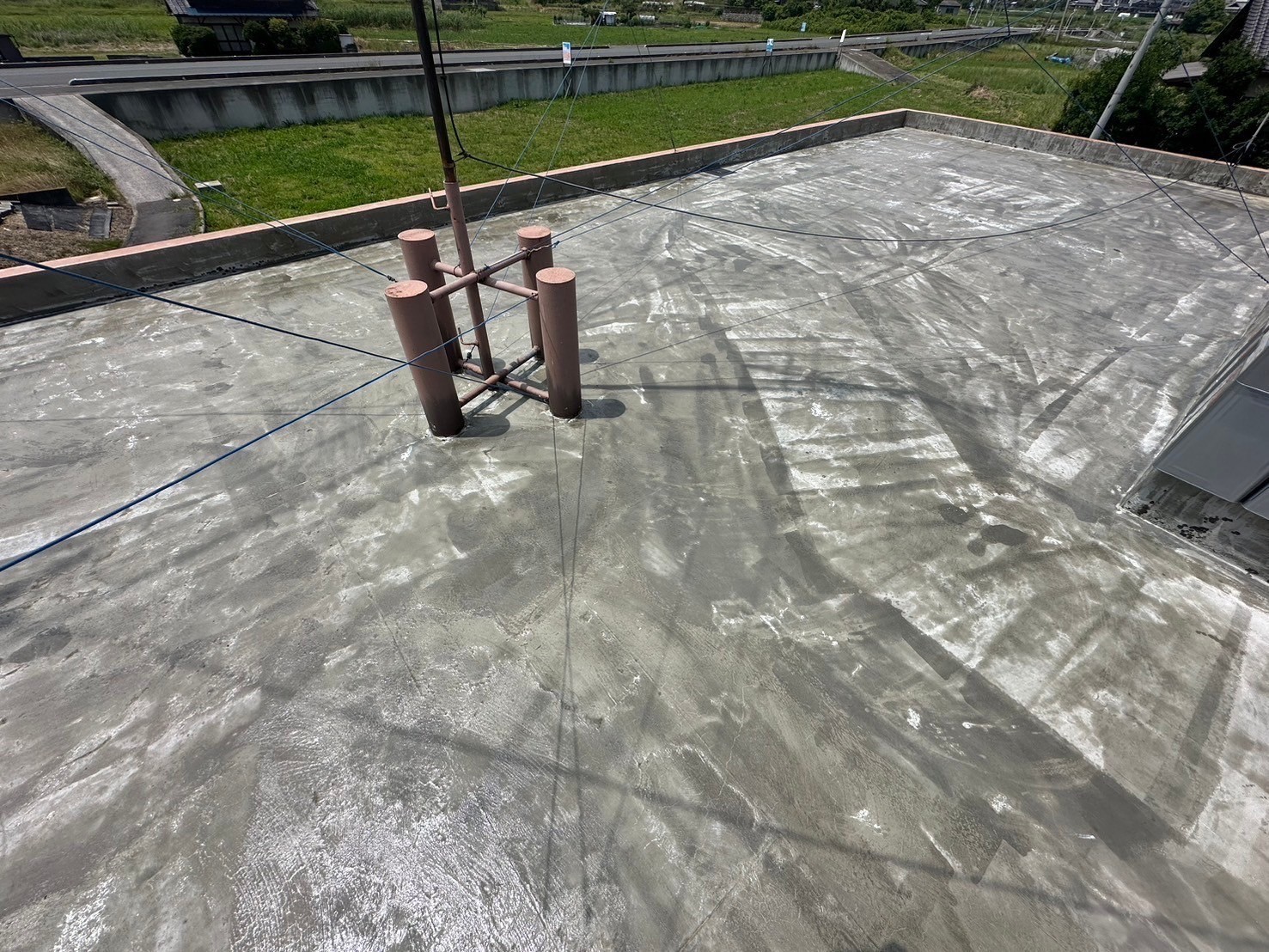 施工事例　ベランダ・屋上防水塗装