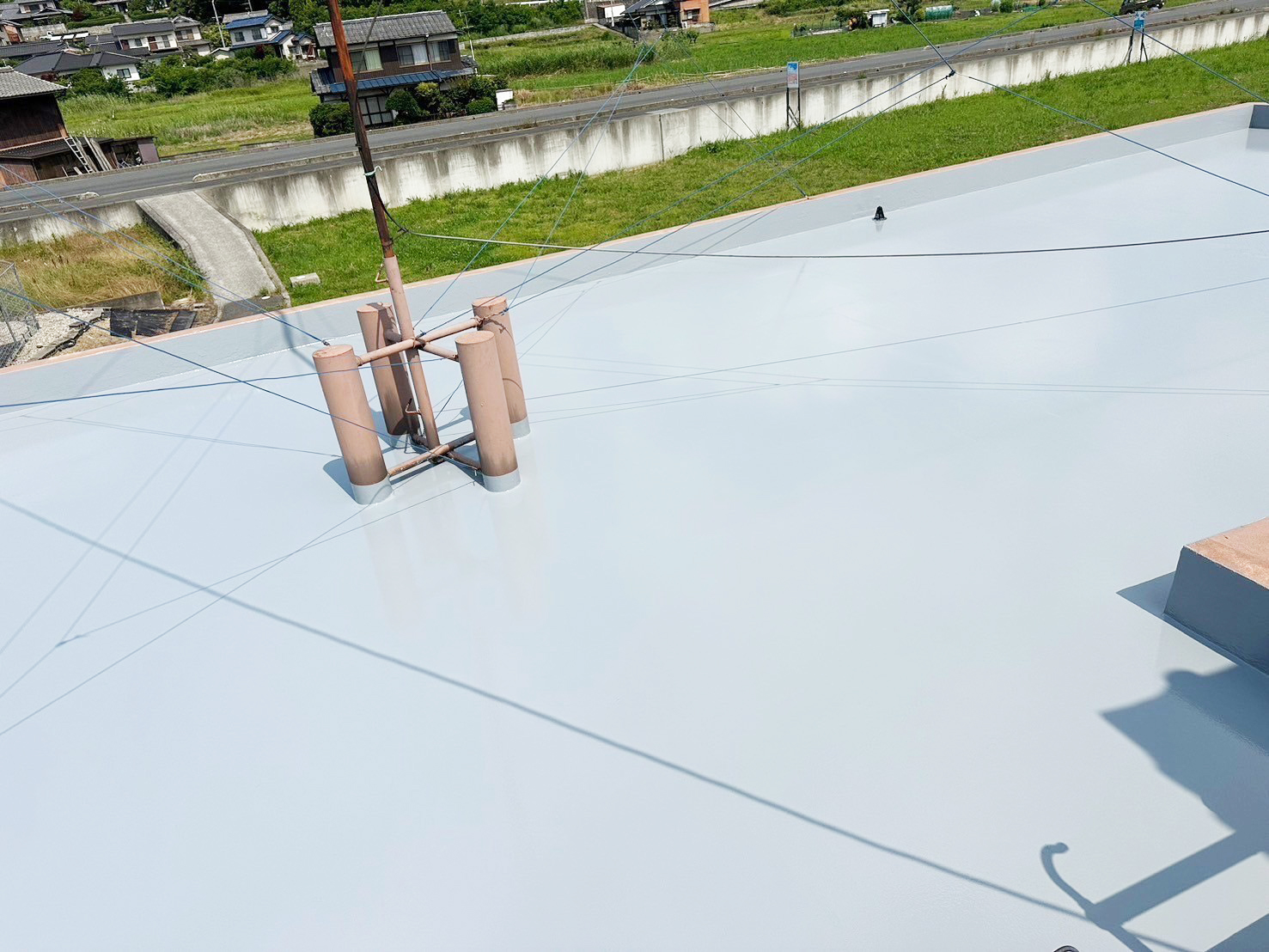 施工事例　ベランダ・屋上防水塗装